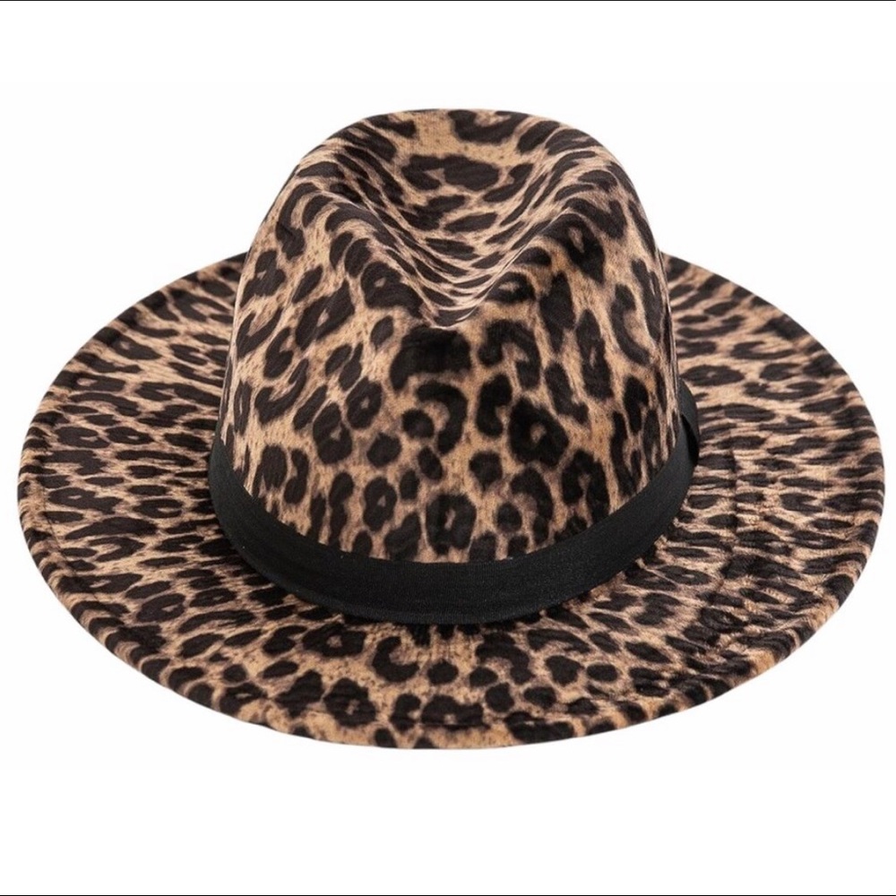 Leopard Print Fedora - Picture 6 of 9